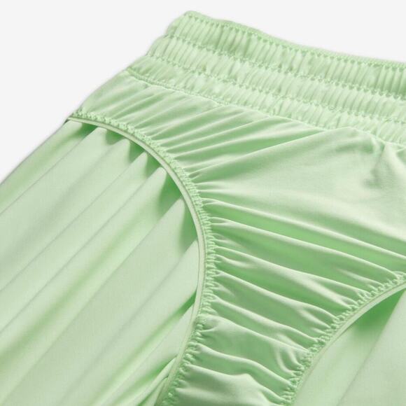 Nike Women's Dri-FIT Mid-Rise 3 inch Lined Shorts NWT Size Large Vapor Green - Picture 3 of 12